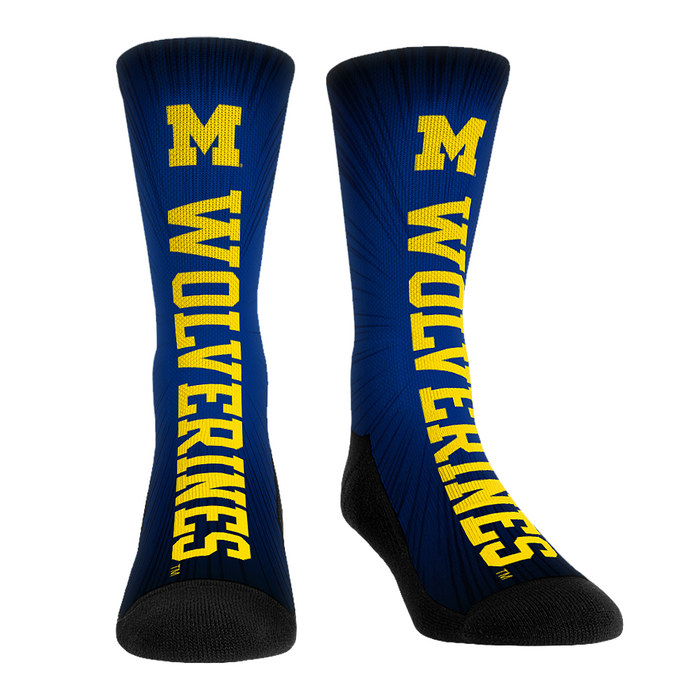 Michigan Wolverines - Pump Up by Rock 'Em Socks