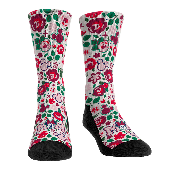 Mickey and Friends - Floral Mom Patchwork by Rock 'Em Socks