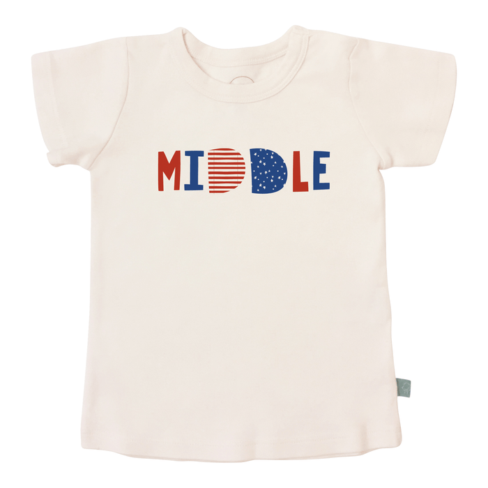 graphic tee | middle by Finn + Emma