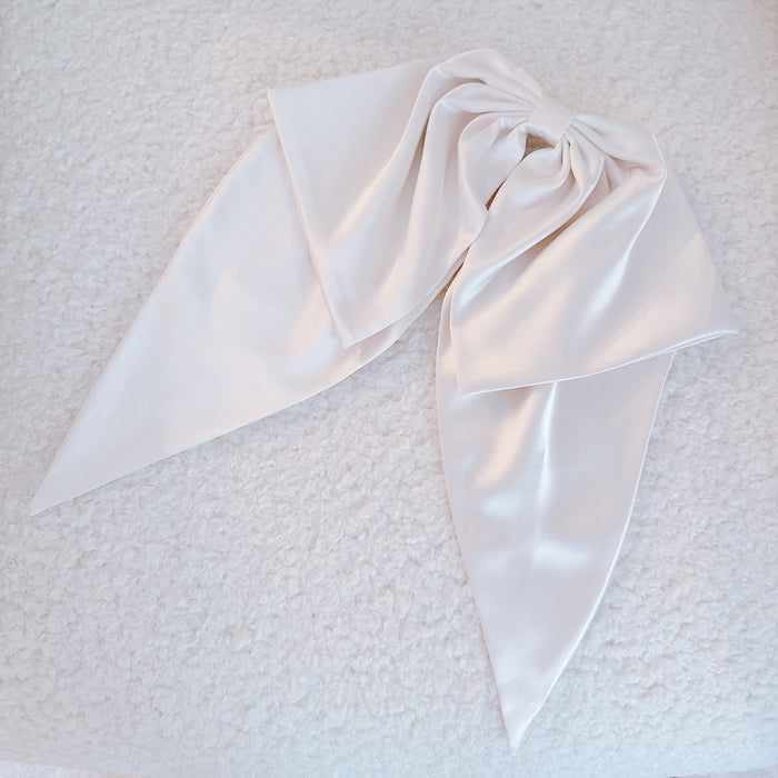 Mighty Bow Bride Hair Clip