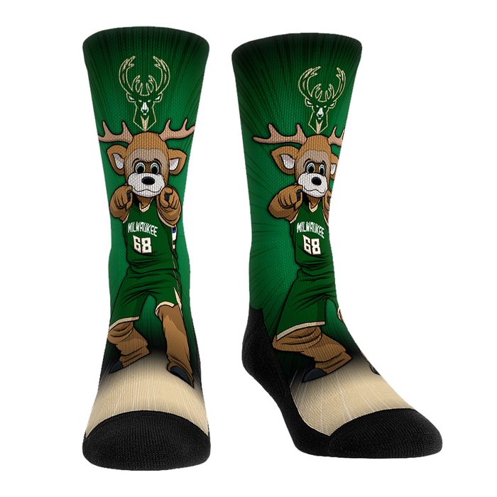 Milwaukee Bucks - Mascot Pump Up! by Rock 'Em Socks