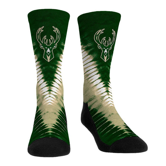 Milwaukee Bucks - V Shape Tie Dye by Rock 'Em Socks