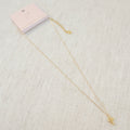 Mini Dot Cross Pendant Necklace