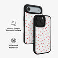 Minimalist Love | Red Heart iPhone Case by KELAB