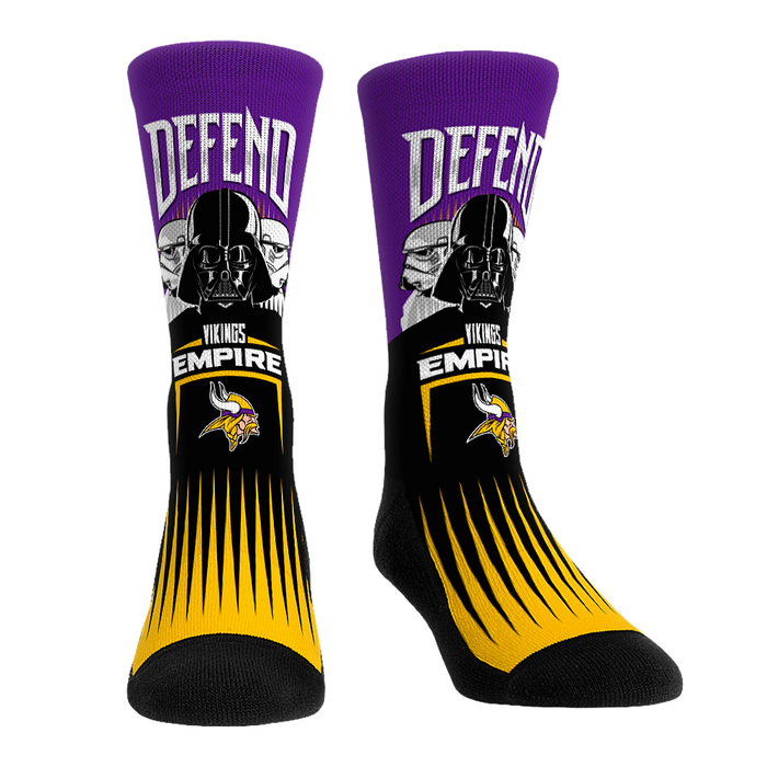 Minnesota Vikings - Star Wars - Defend The Empire by Rock 'Em Socks