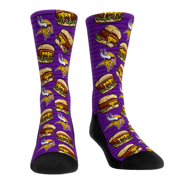 Minnesota Vikings - Juicy Lucy Burger by Rock 'Em Socks