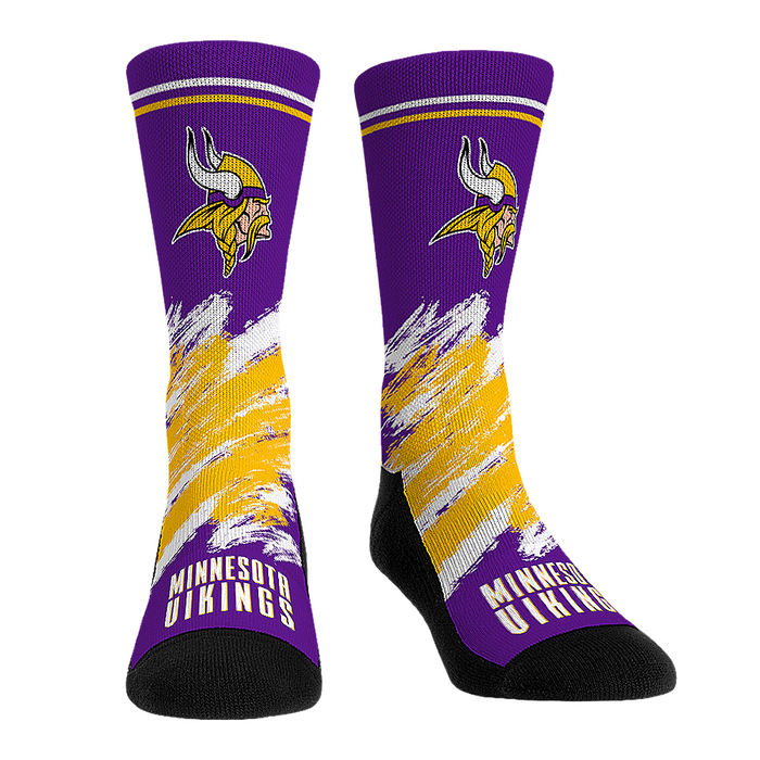 Minnesota Vikings - Throwback Paint by Rock 'Em Socks