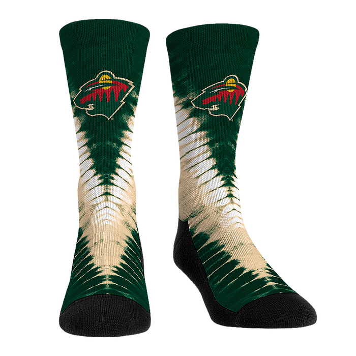 Minnesota Wild - V Shape Tie Dye by Rock 'Em Socks