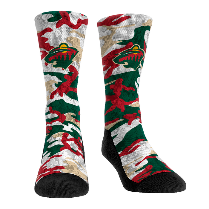 Minnesota Wild - What The Camo by Rock 'Em Socks