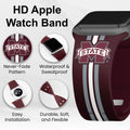 Mississippi State Bulldogs HD Apple Watch Band by Affinity Bands