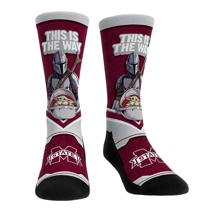 Mississippi State Bulldogs - Star Wars - This Is The Way by Rock 'Em Socks