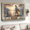 Come Walk With Me Faith Sign II by Tailored Canvases