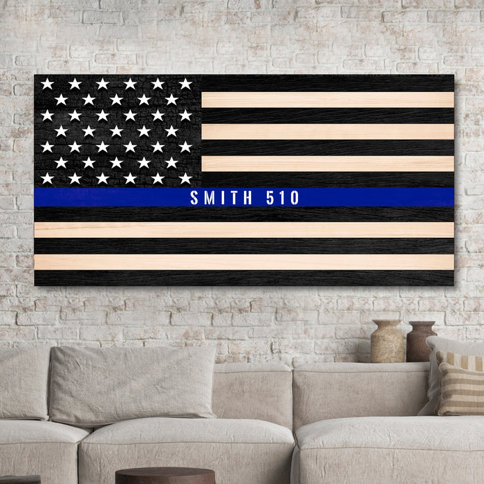 Police Officer Sign by Tailored Canvases