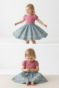 Soft and Breathable Organic Cotton Dress for Girls | Bloom by ozznekshoes