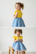 Blossom Organic Cotton Toddler Dress – Everyday Summer Dress for Girls by ozznekshoes