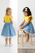 Blossom Organic Cotton Toddler Dress – Everyday Summer Dress for Girls by ozznekshoes