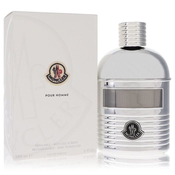 Moncler by Moncler Eau De Parfum Spray (Refillable + LED Screen) 5 oz for Men by Avera Group