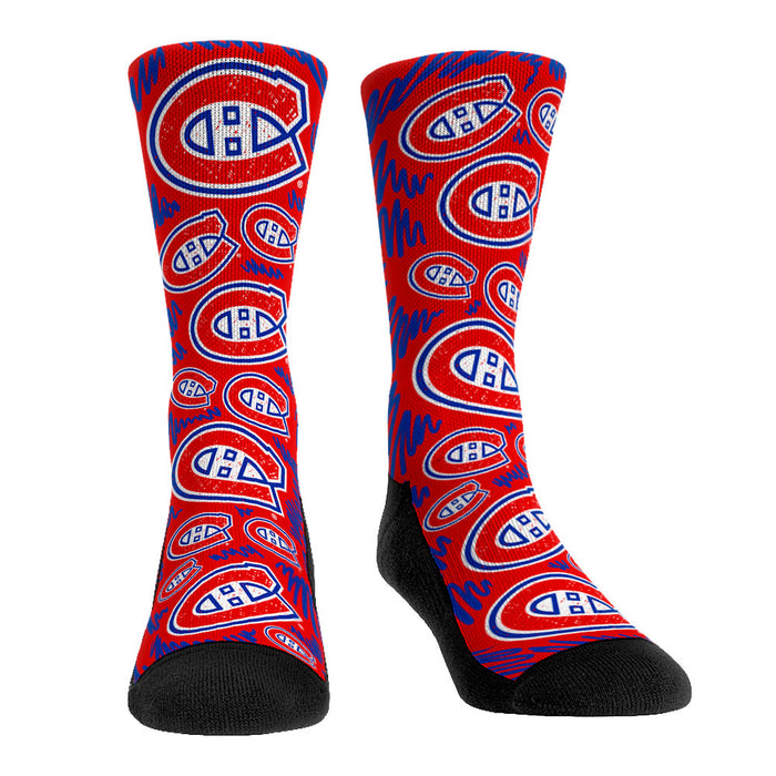 Montreal Canadiens - Logo Sketch by Rock 'Em Socks