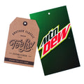 Mountain Dew Racing Front and Back T-Shirt - Black by Tee Luv