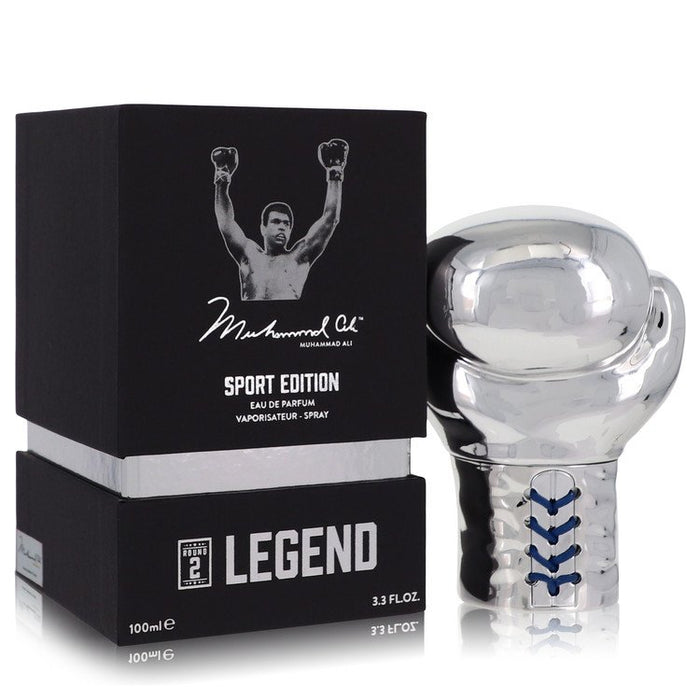 Muhammad Ali Legend Round 2 by Muhammad Ali Eau De Parfum Spray (Sport Edition) 3.3 oz for Men by Avera Group
