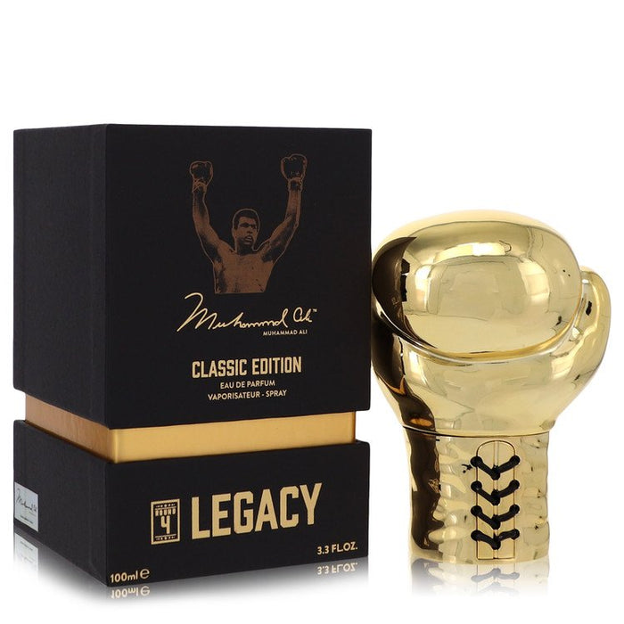 Muhammad Ali Legacy Round 4 by Muhammad Ali Eau De Parfum Spray (Classic Edition) 3.3 oz for Men by Avera Group