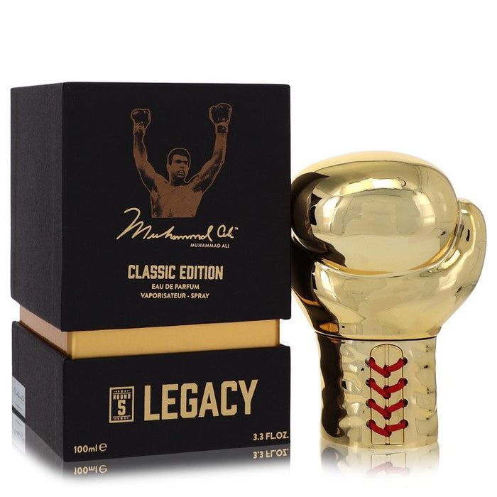 Muhammad Ali Legacy Round 5 by Muhammad Ali Eau De Parfum Spray (Classic Edition) 3.3 oz for Men by Avera Group
