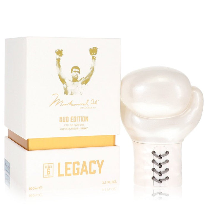 Muhammad Ali Legacy Round 6 by Muhammad Ali Eau De Parfum Spray (Oud Edition) 3.3 oz for Men by Avera Group