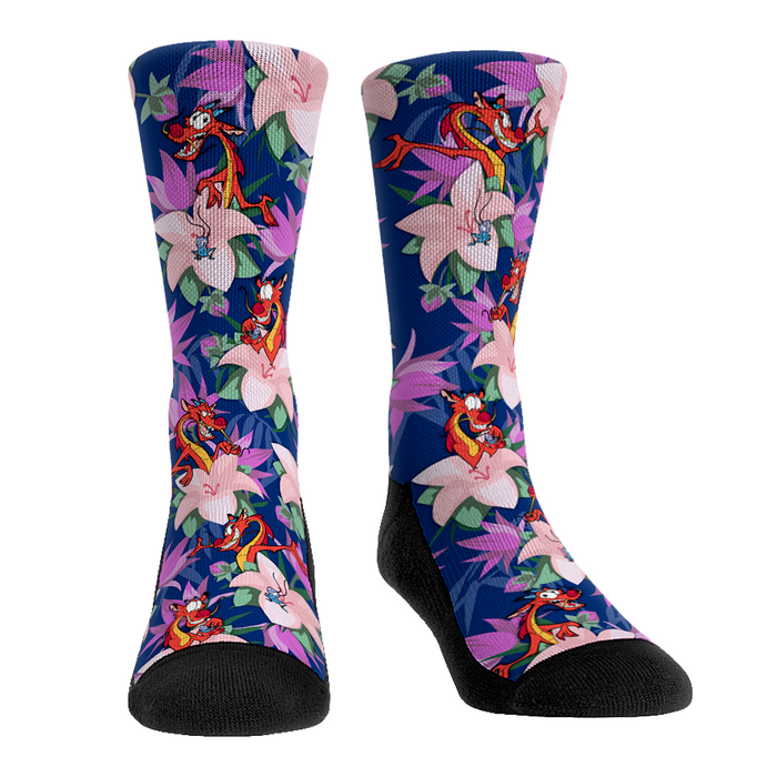 Mulan - Sidekick Floral by Rock 'Em Socks