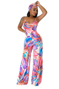 Multi Color Stretch Jumpsuit by The House of Stylez