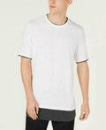 I.N.C. Mens Textured Colorblocked Layered-Look T-Shirt by Vanessa Jane