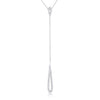 Avera Chrisette 0.4ct Cubic Zirconia Classic Drop Lariat Necklace