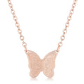 Avera Breanne Stainless Steel Butterfly Necklace by Avera Group