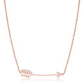 Avera Arianna Stainless Steel Arrow Necklace by Avera Group
