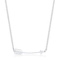 Avera Arianna Stainless Steel Arrow Necklace by Avera Group