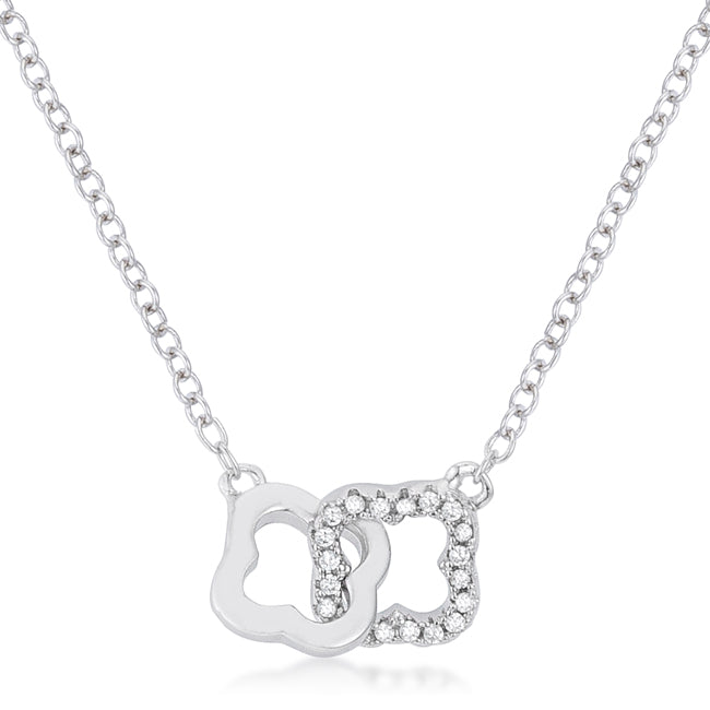 .21 Ct Necklace with Floral Links by Avera Group