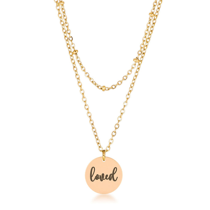 Delicate Gold Plated Necklace Loved by Avera Group