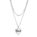 Avera Delicate Silver Plated Necklace Blessed Pendant by Avera Group