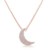 Avera To The Moon And Back Pendant Necklace In Gold Tone