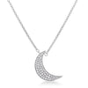 Avera To The Moon And Back Cubic Zirconia Pendant Necklace