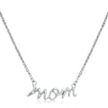 Avera Mom Script Necklace In Pink Finish by Avera Group