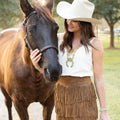Southwestern Squash Blossom Necklace by Christina Greene