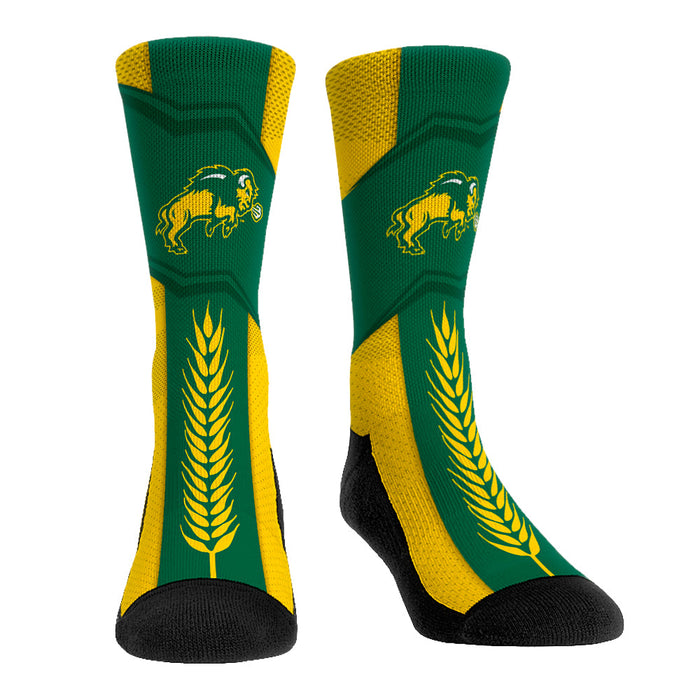 North Dakota State Bison - Harvest Helmet Series by Rock 'Em Socks