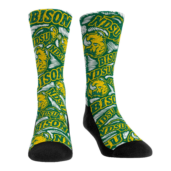 North Dakota State Bison - Logo Sketch by Rock 'Em Socks