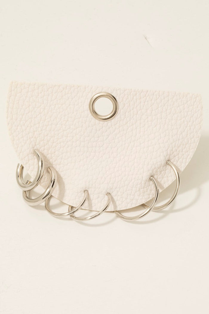 3Pc Dainty Tube Hoop Earrings Set: Silver by Boutique 23