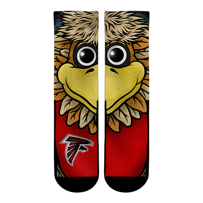 Atlanta Falcons - Split Face Mascot by Rock 'Em Socks