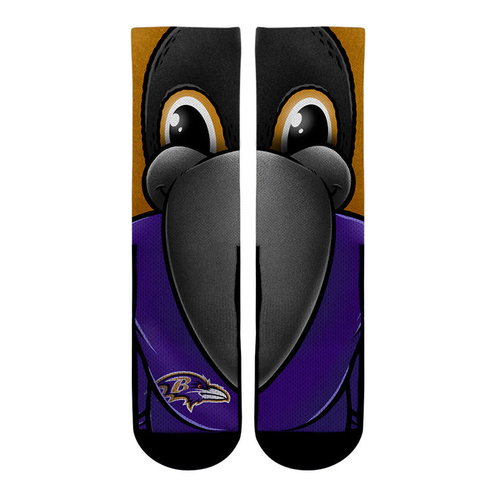 Baltimore Ravens - Split Face Mascot by Rock 'Em Socks