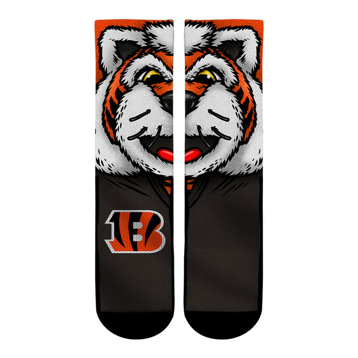 Cincinnati Bengals - Split Face Mascot by Rock 'Em Socks