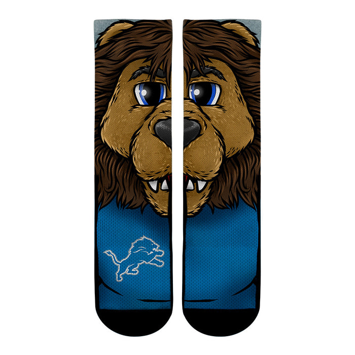 Detroit Lions - Split Face Mascot by Rock 'Em Socks