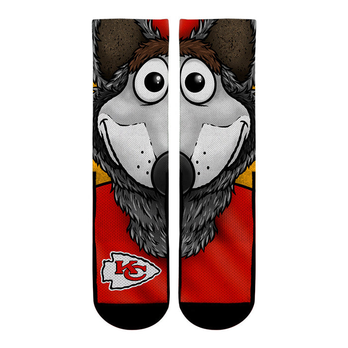 Kansas City Chiefs - Split Face Mascot by Rock 'Em Socks