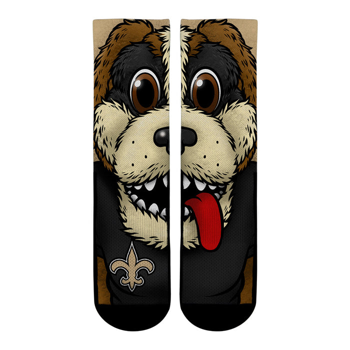 New Orleans Saints - Split Face Mascot by Rock 'Em Socks